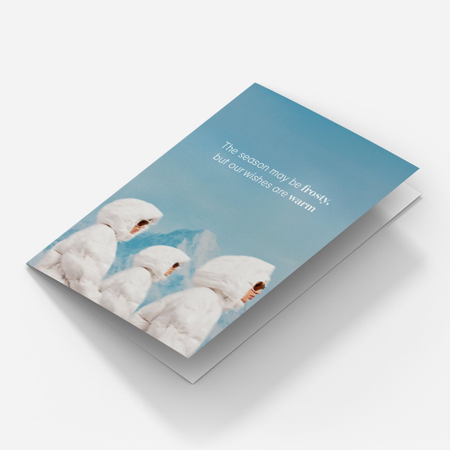 ‍Cartão de Boas Festas (interior em branco) (100% de desconto)