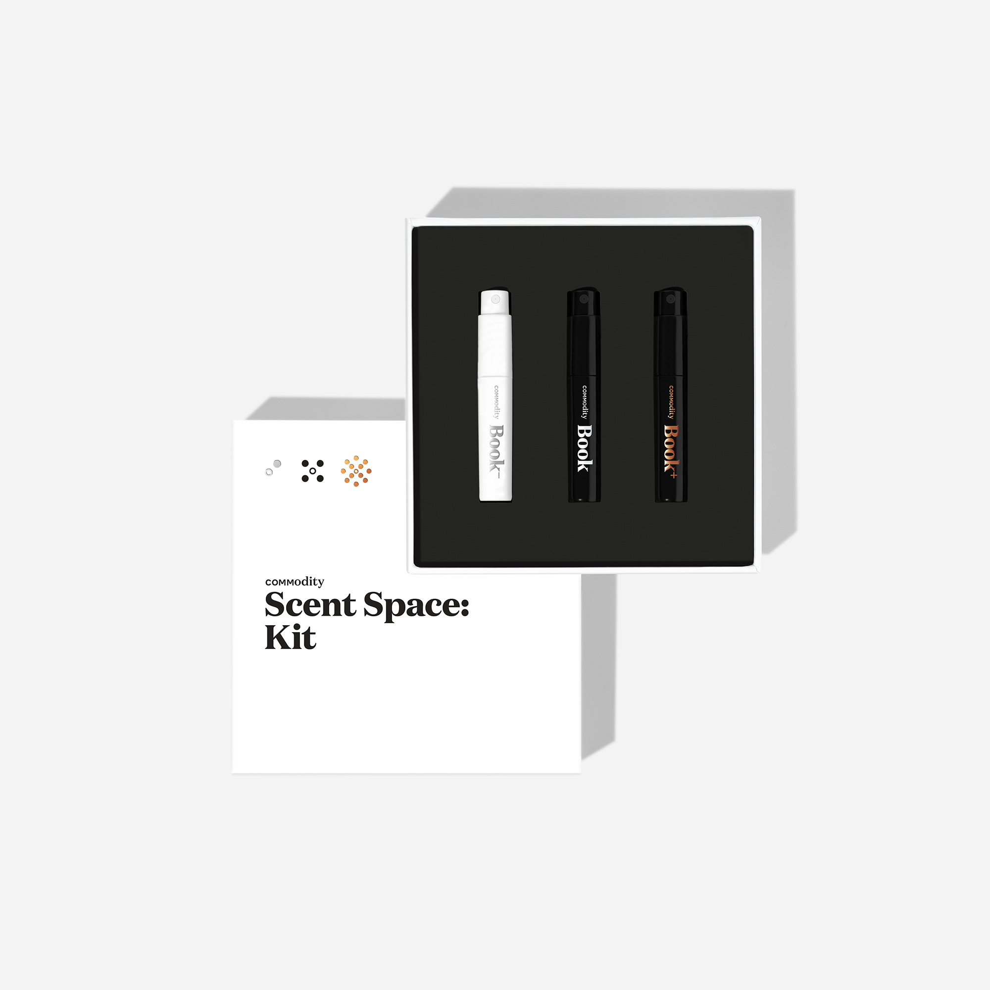 Kit de Espaço para Perfume de Livro